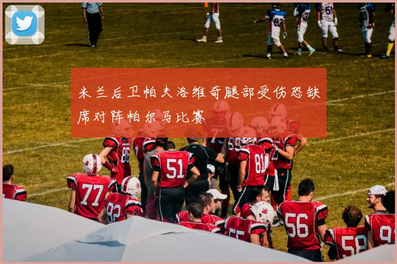 米兰后卫帕夫洛维奇腿部受伤恐缺席对阵帕尔马比赛